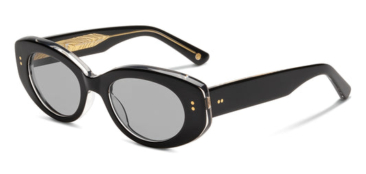 Cass | Black / Crystal Laminate