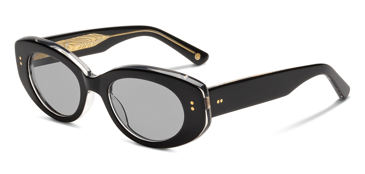 Cass | Black / Crystal Laminate